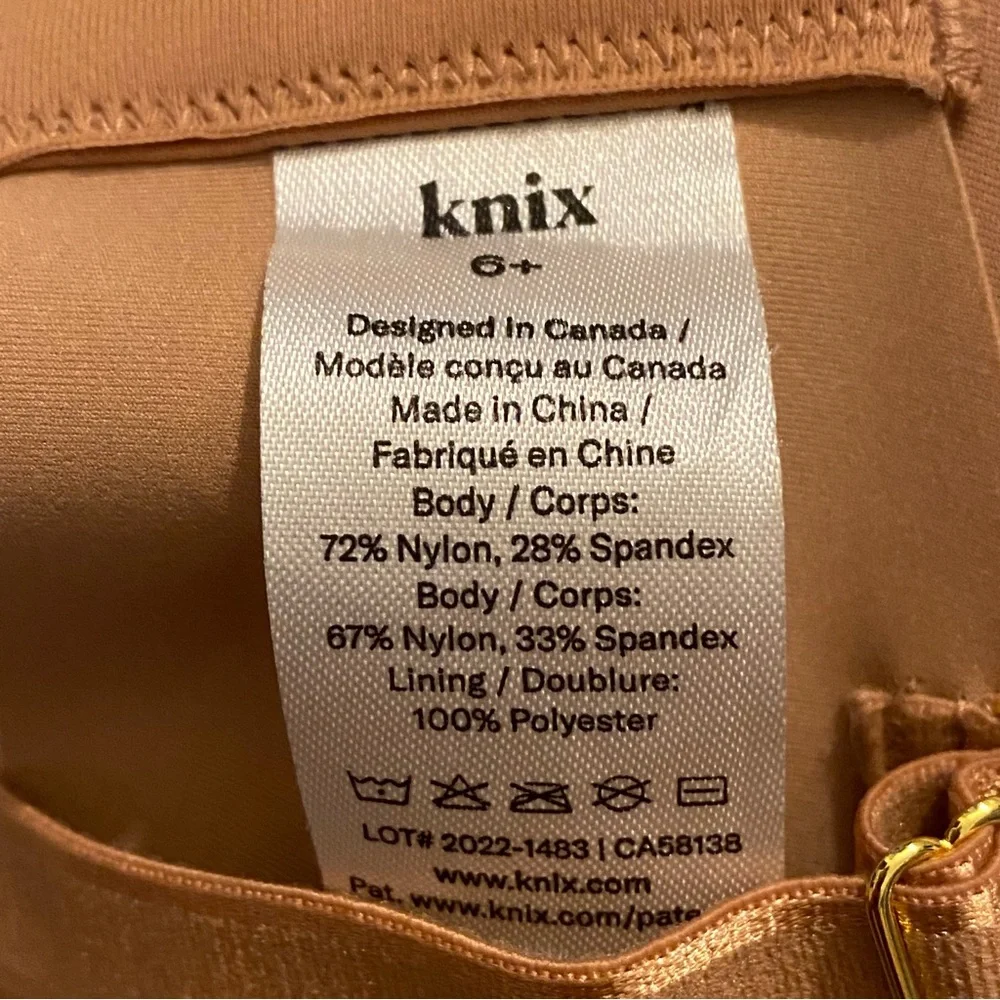 Knix Bra Women’s 6+ Tan Contour Plunging Neckline Molded Foam Cups Adjustable - Picture 6 of 7